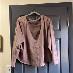 NWT torrid Mauve Long Sleeve Corest Top